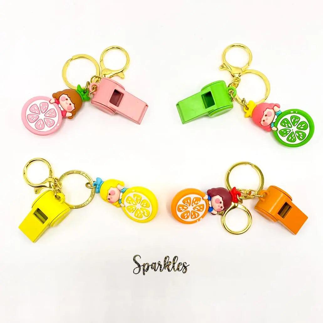 WHISTLE DOLL KEYCHAIN SPARKLES