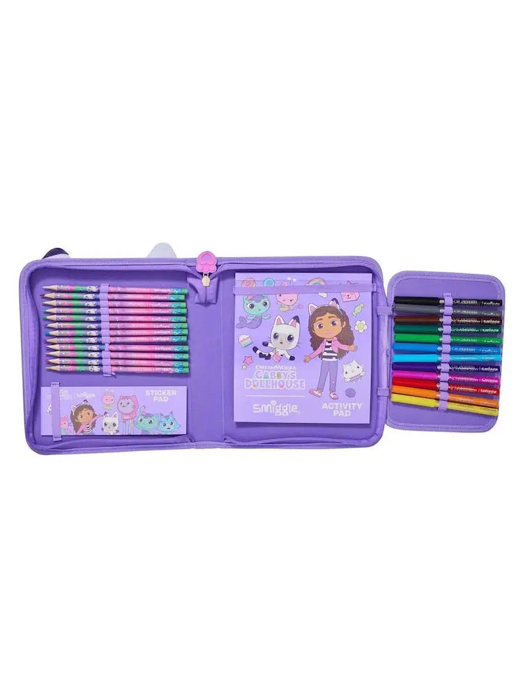 SMIGGLE GABBY'S DOLLHOUSE STATIONERY SET SPARKLES