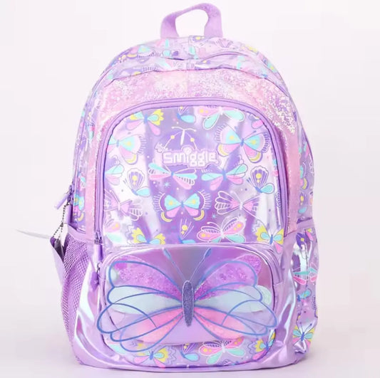 SMIGGLE BUTTERFLY BACKPACK SPARKLES