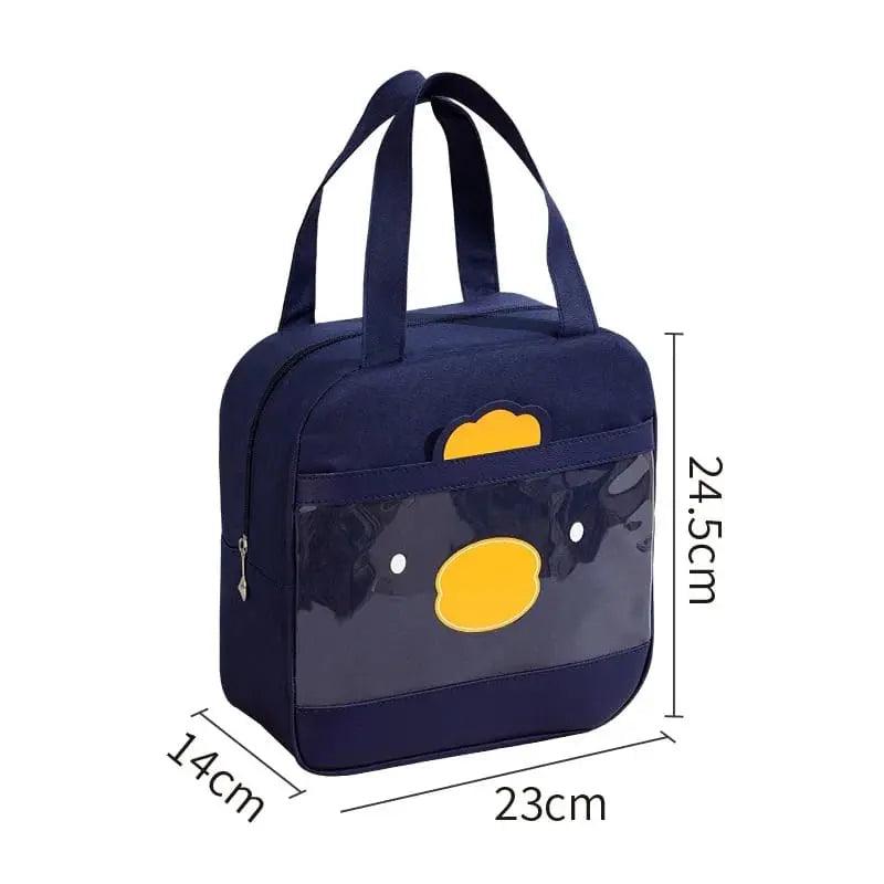 QUIRKY CARTOON LUNCH BAG SPARKLES