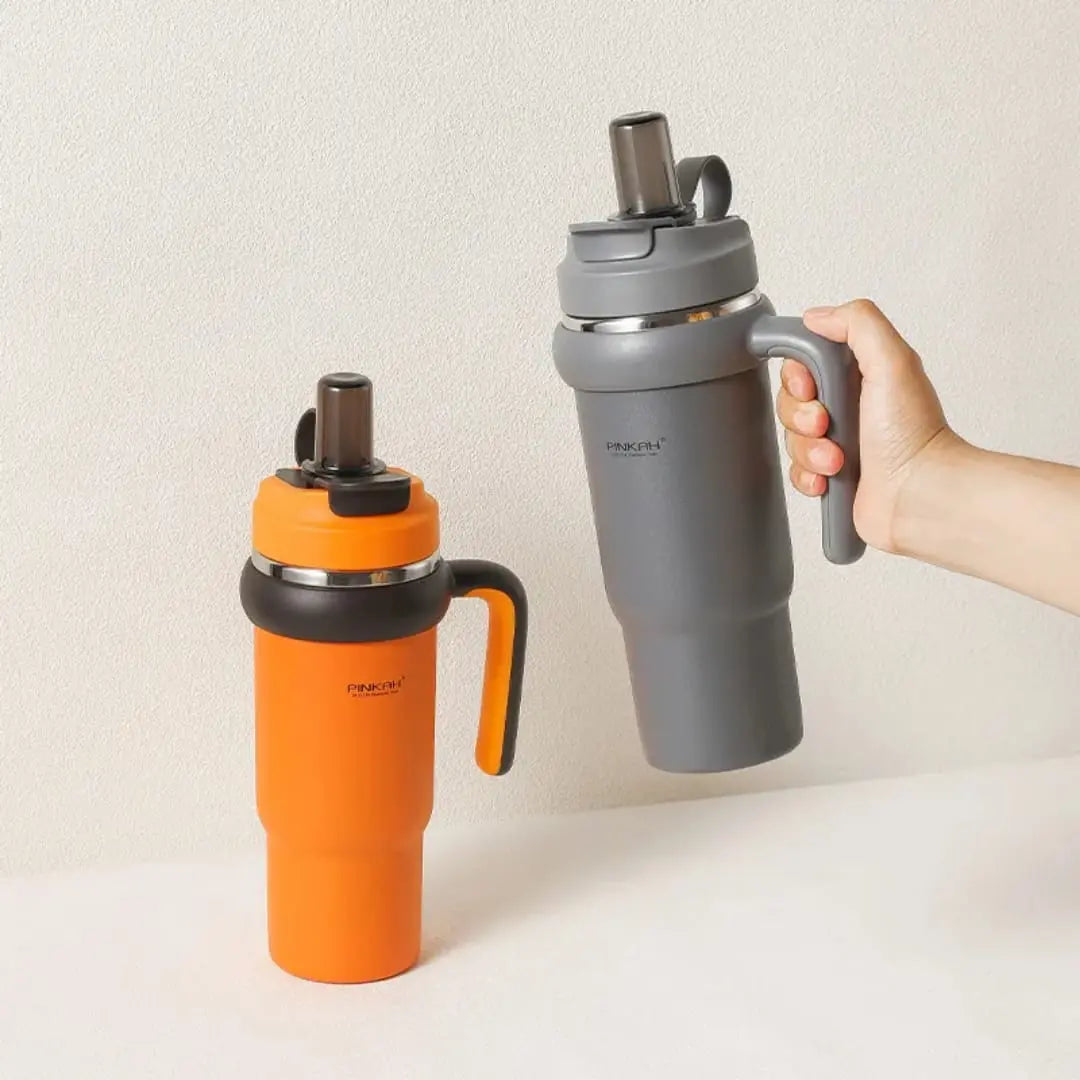 PINKAH STAINLESS STEEL TUMBLER SPARKLES