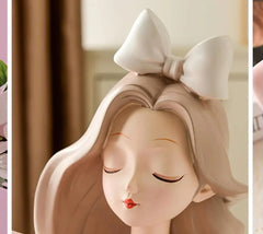 ADORABLE DOLL VASE DECOR SPARKLES