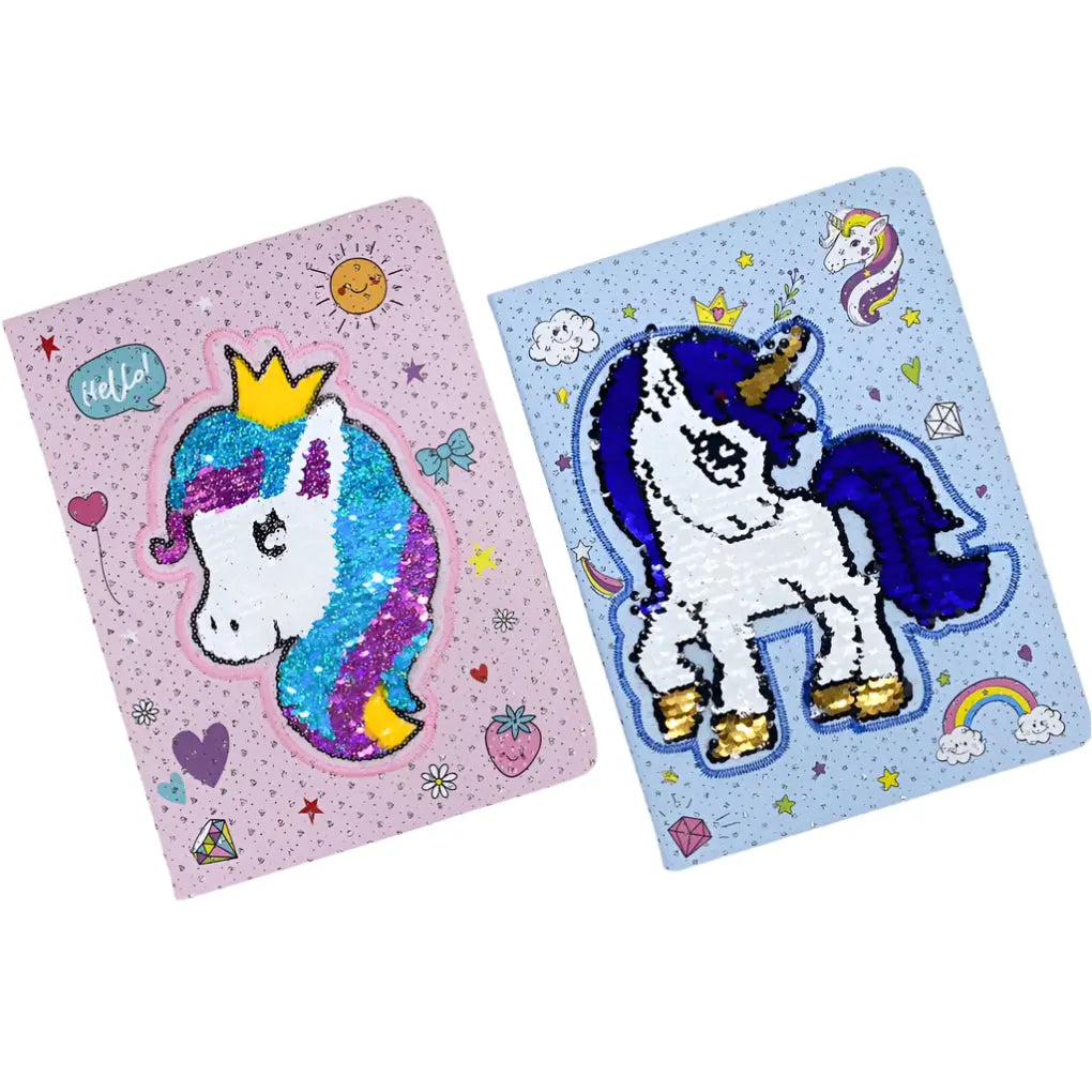 SPARKLY UNICORN NOTEPAD SPARKLES
