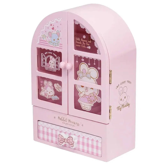 PINK JEWELLERY CABINET ORGANIZER SPARKLES