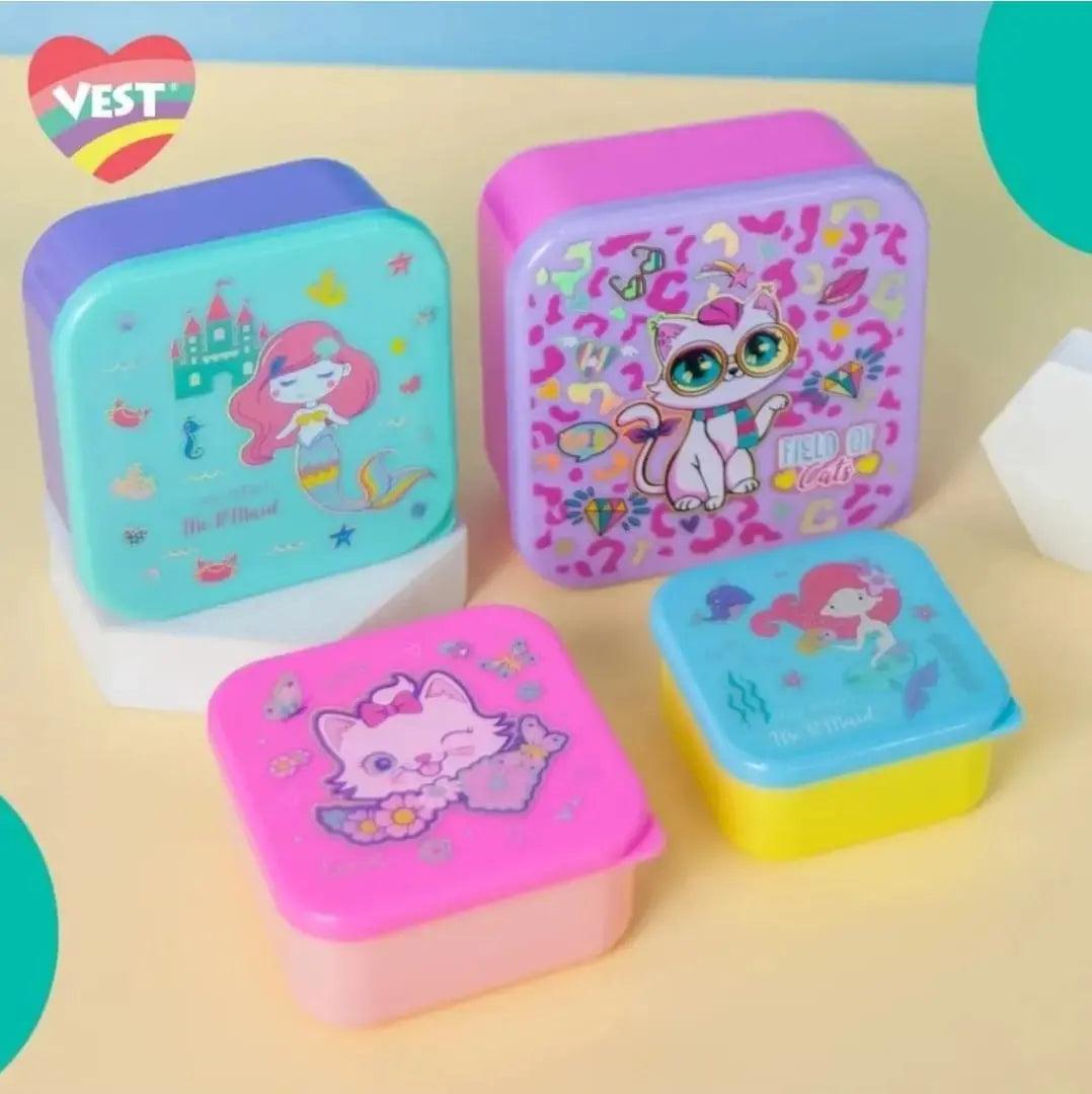 TRENDING 4 PC LUNCH BOX SET SPARKLES