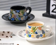 AESTHETIC FLORAL GARDEN CUP SET SPARKLES