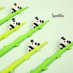 CUDDLY PANDA GEL PEN SPARKLES