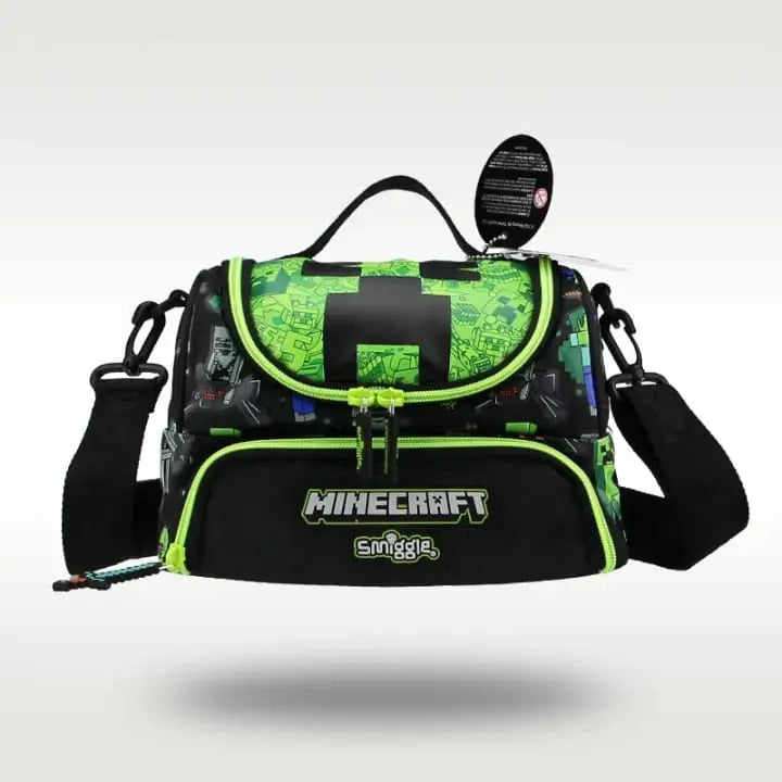 SMIGGLE MINECRAFT LUNCH BAG SPARKLES