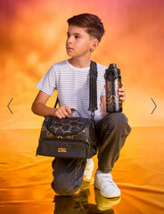 SMIGGLE LIVEWIRE DOUBLE DECKER LUNCH BAG SPARKLES