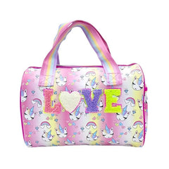 TRENDY MINI DUFFEL BAG SPARKLES