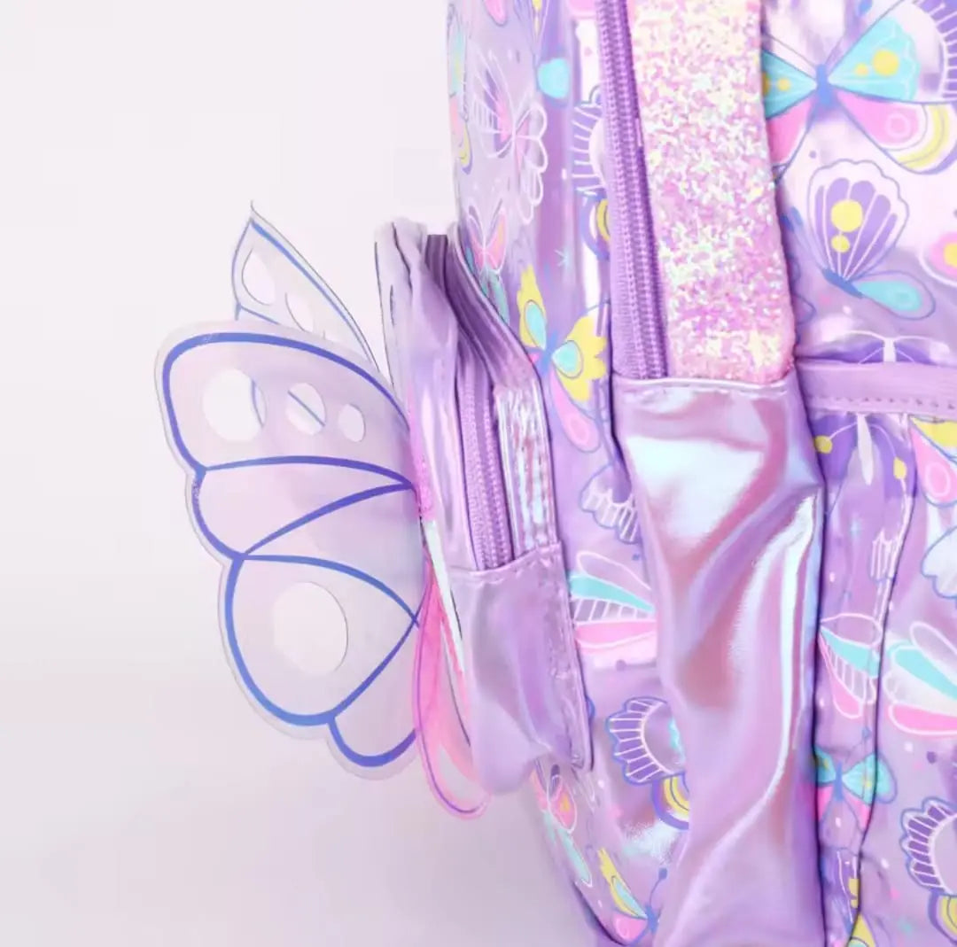 SMIGGLE BUTTERFLY BACKPACK SPARKLES