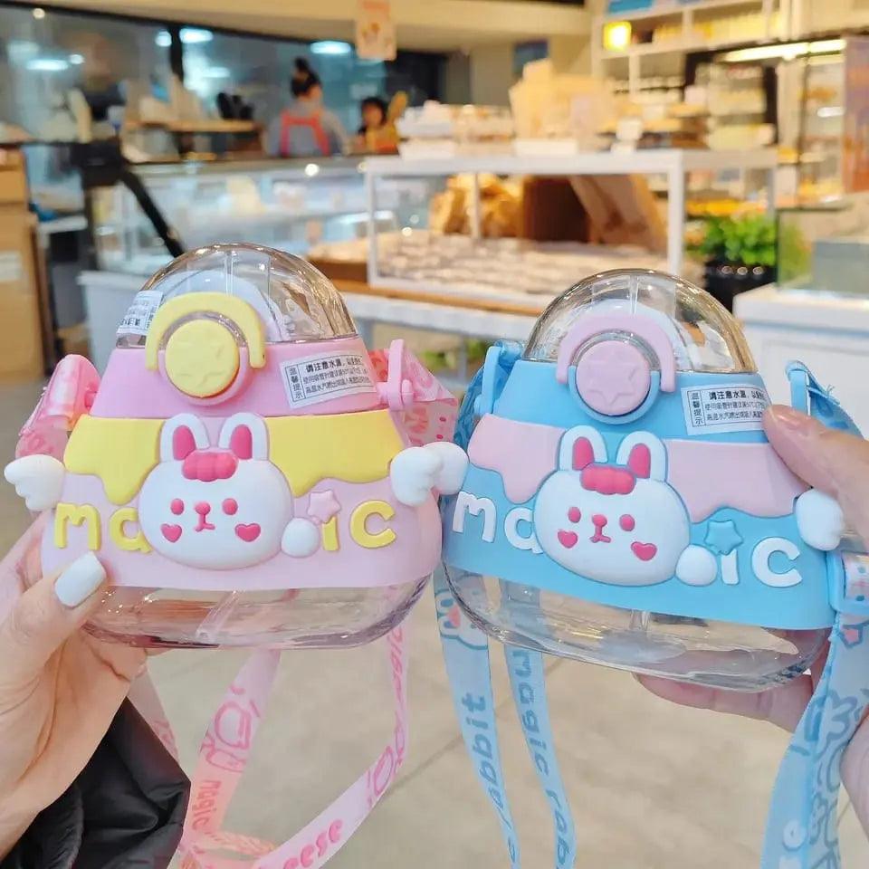 CUTE BUNNY WATER BOTTLE SPARKLES