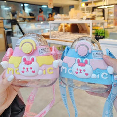 CUTE BUNNY WATER BOTTLE SPARKLES