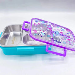 SMIGGLE STAINLESS STEEL TRIO LARGE LUNCH BOX SPARKLES