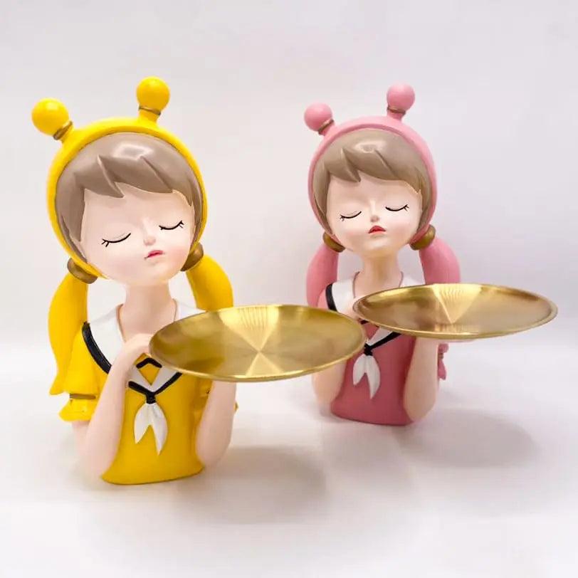 EXQUISITE DOLL SERVING  DECOR SPARKLES