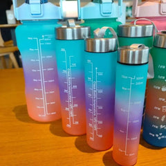 4PCS GRADIENT PORTABLE BOTTLE SET SPARKLES