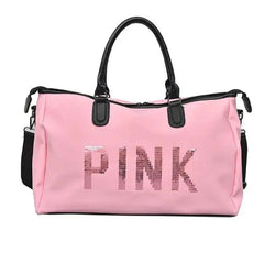 P I N K TRAVEL BAG SPARKLES