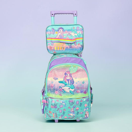 VEST MERMAID TROLLEY BAG WITH MATCHING FREE LUNCH BAG
