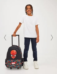 SMIGGLE SPIDER-MAN TROLLEY BAG SPARKLES