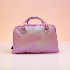 SHIMMERY PINK DUFFEL BAG