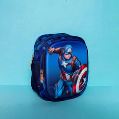AESTHETIC CAPTAIN AMERICA BACKPACK SPARKLES