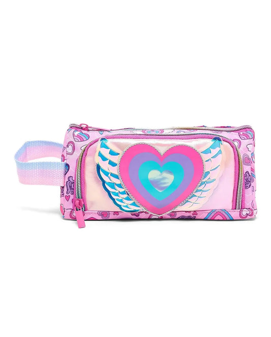 VEST FLUTTER HEART PENCIL CASE SPARKLES