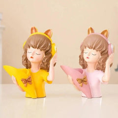 EXQUISITE DOLL VASE DECOR SPARKLES