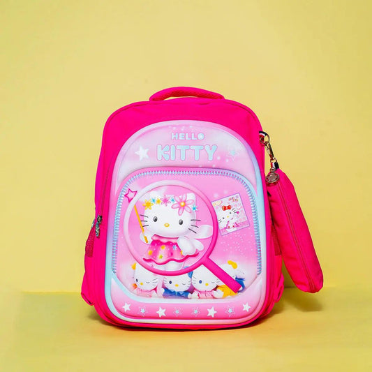 TRENDING KITTY BACKPACK SET SPARKLES