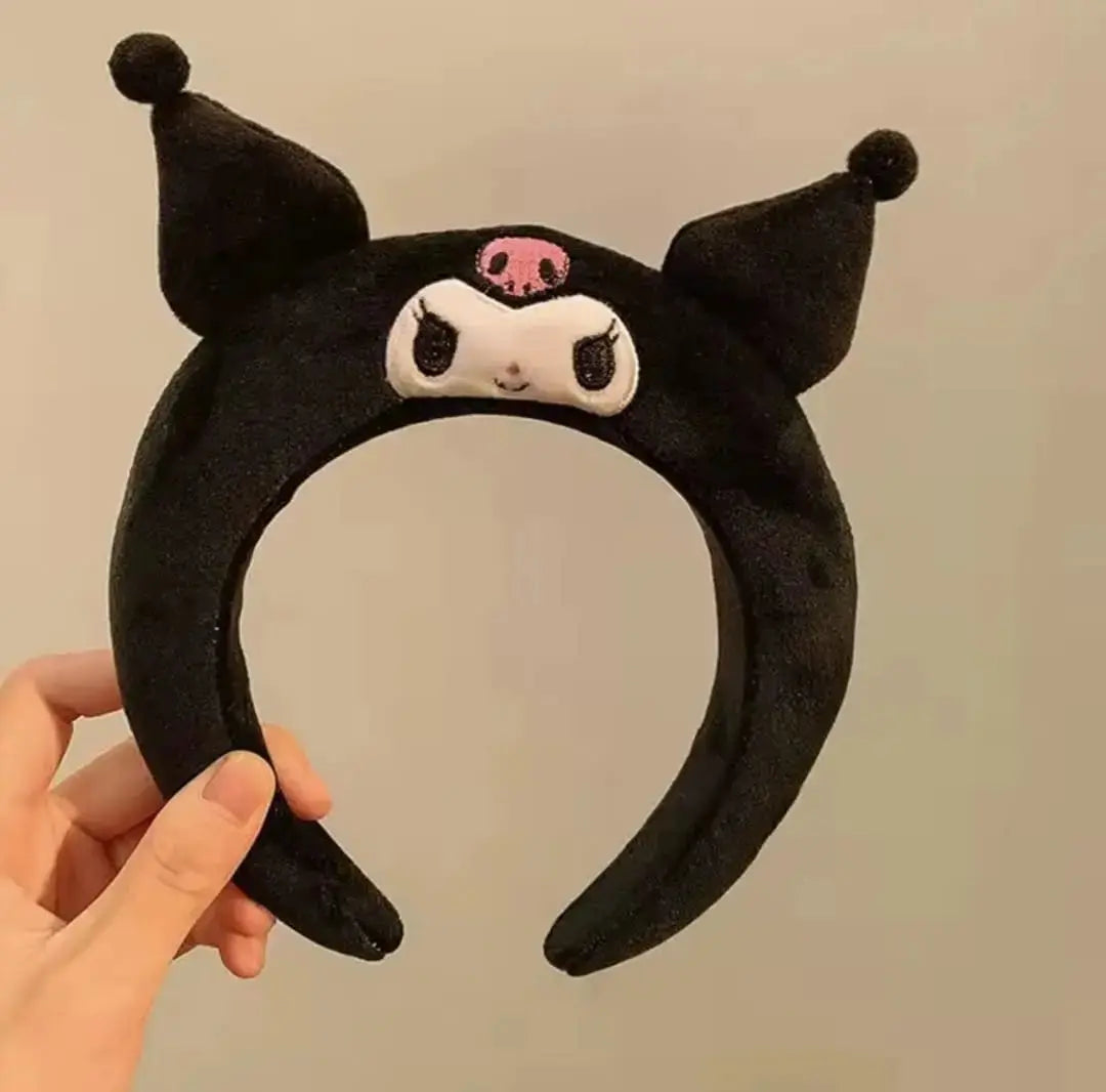 ADORABLE KAWAII PLUSH HAIRBAND SPARKLES