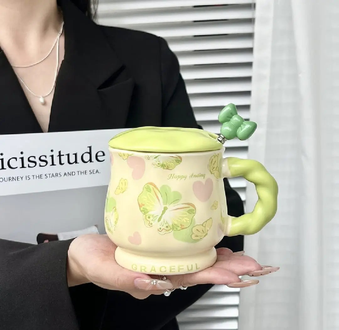 GRACEFUL BUTTERFLY MUG SPARKLES