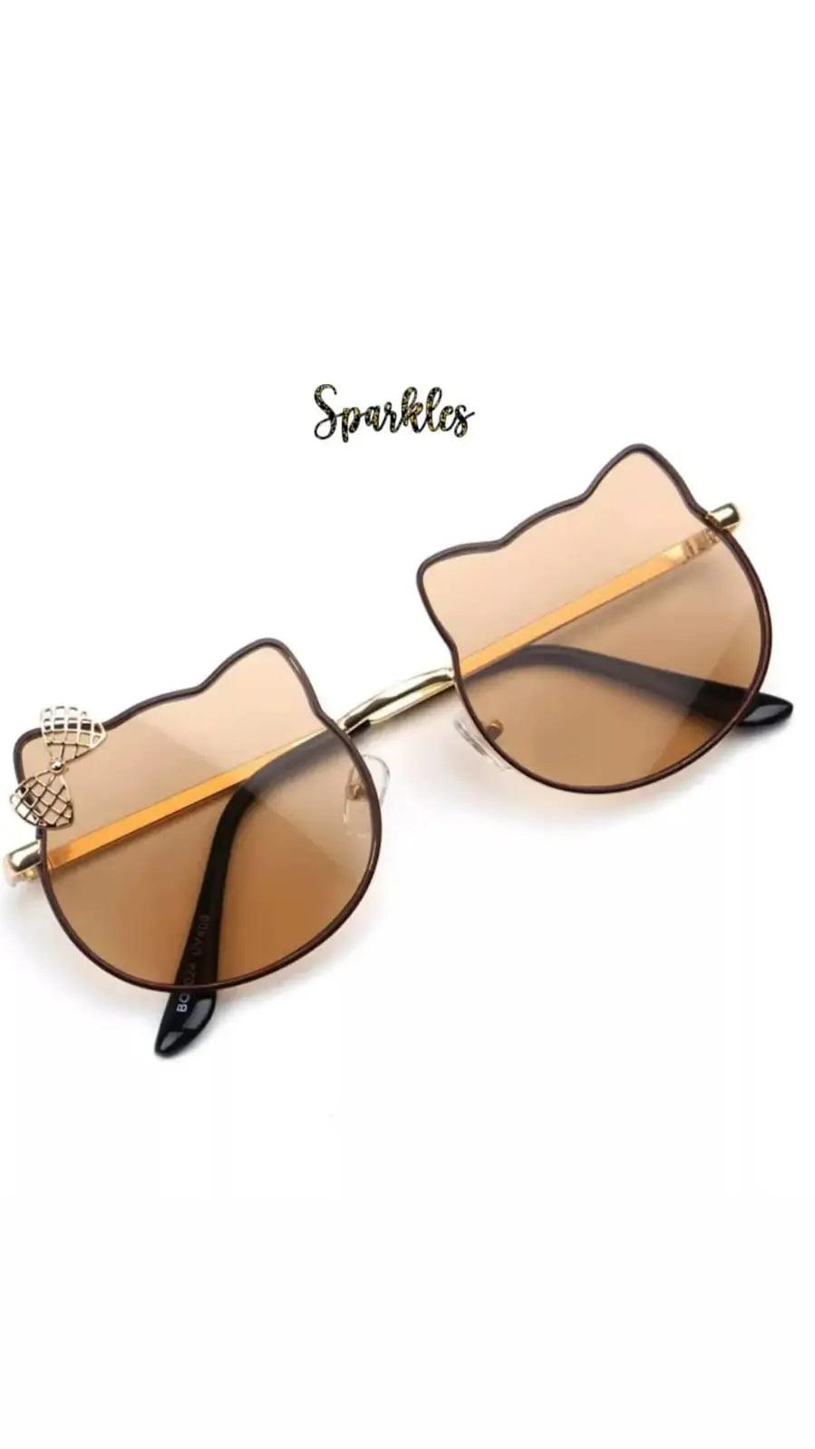 KITTY BOW SUNGLASSES SPARKLES