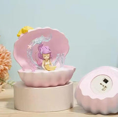 MERMAID SHELL LAMP SPARKLES