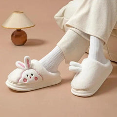 FLUFFY BUNNY SLIPPERS FOR WINTER SPARKLES