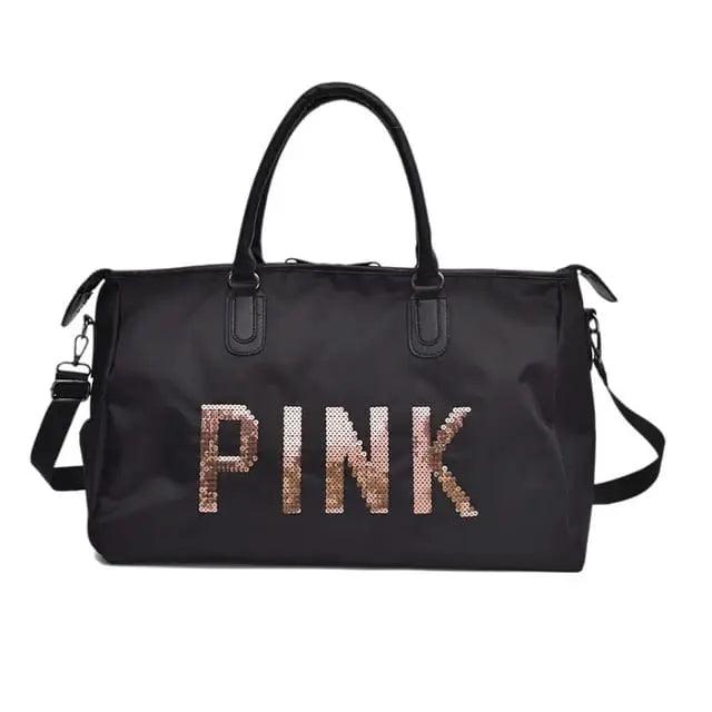 P I N K TRAVEL BAG SPARKLES