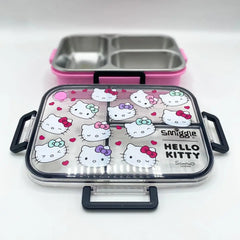 SMIGGLE STAINLESS STEEL TRIO LARGE LUNCH BOX SPARKLES
