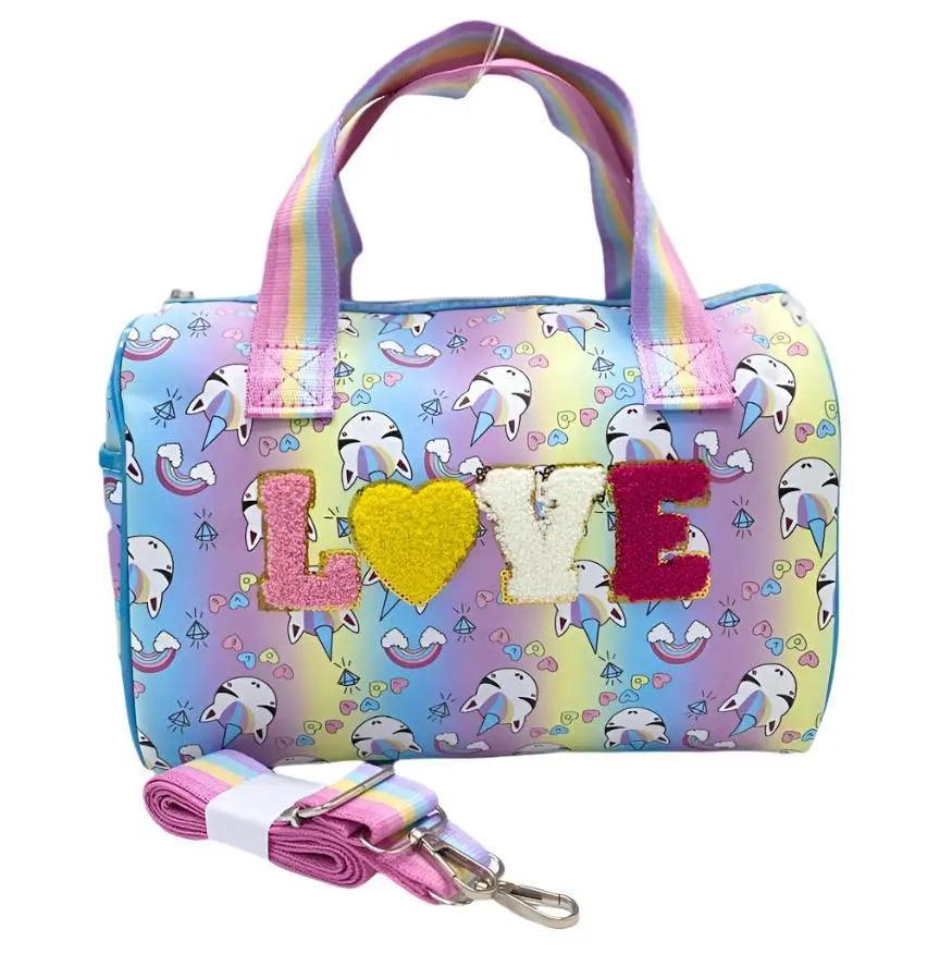 TRENDY MINI DUFFEL BAG SPARKLES