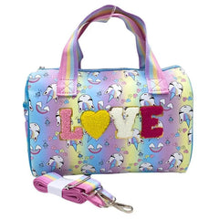TRENDY MINI DUFFEL BAG SPARKLES
