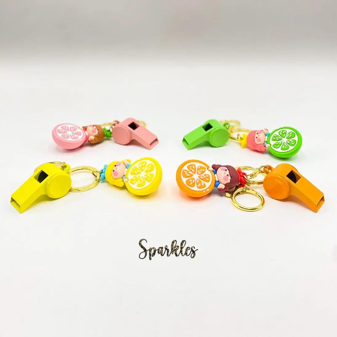WHISTLE DOLL KEYCHAIN SPARKLES