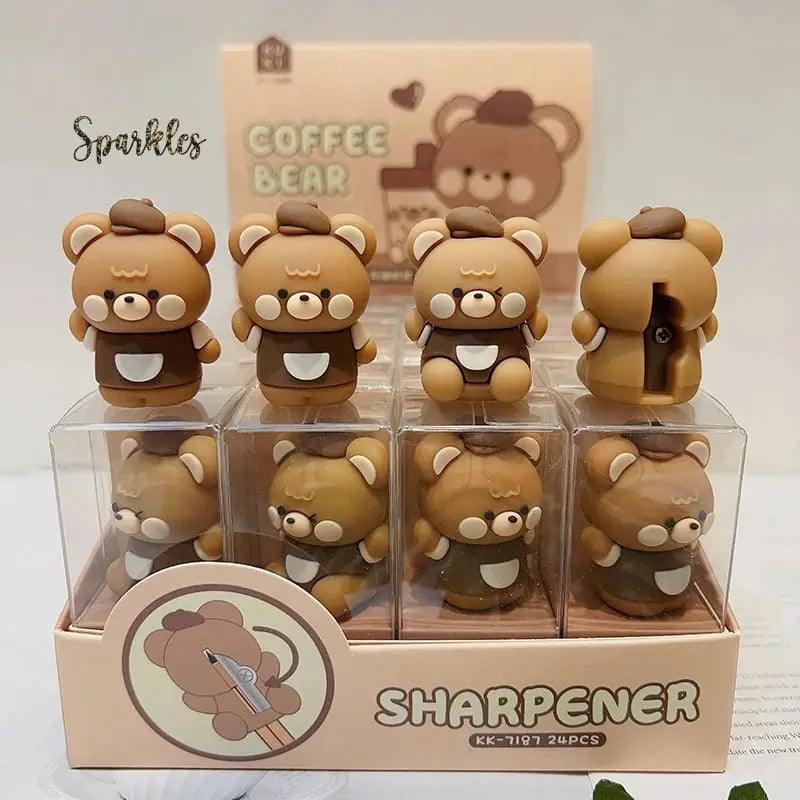 COFFEE BEAR SHARPENER SPARKLES