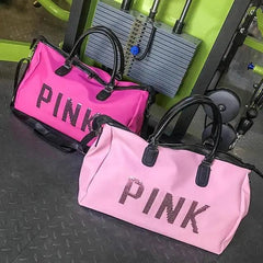 P I N K TRAVEL BAG SPARKLES
