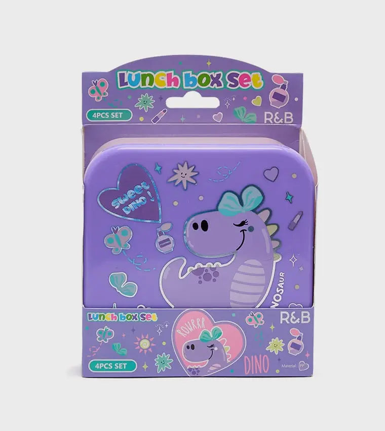 TRENDING 4 PC LUNCH BOX SET SPARKLES