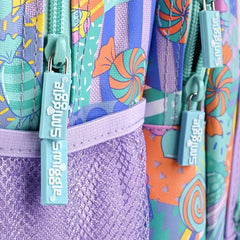 ORIGINAL PURPLE SWEETS FOLDOVER BACKPACK SPARKLES