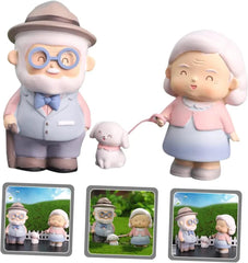 MINI LOVING COUPLE SCULPTURE SPARKLES