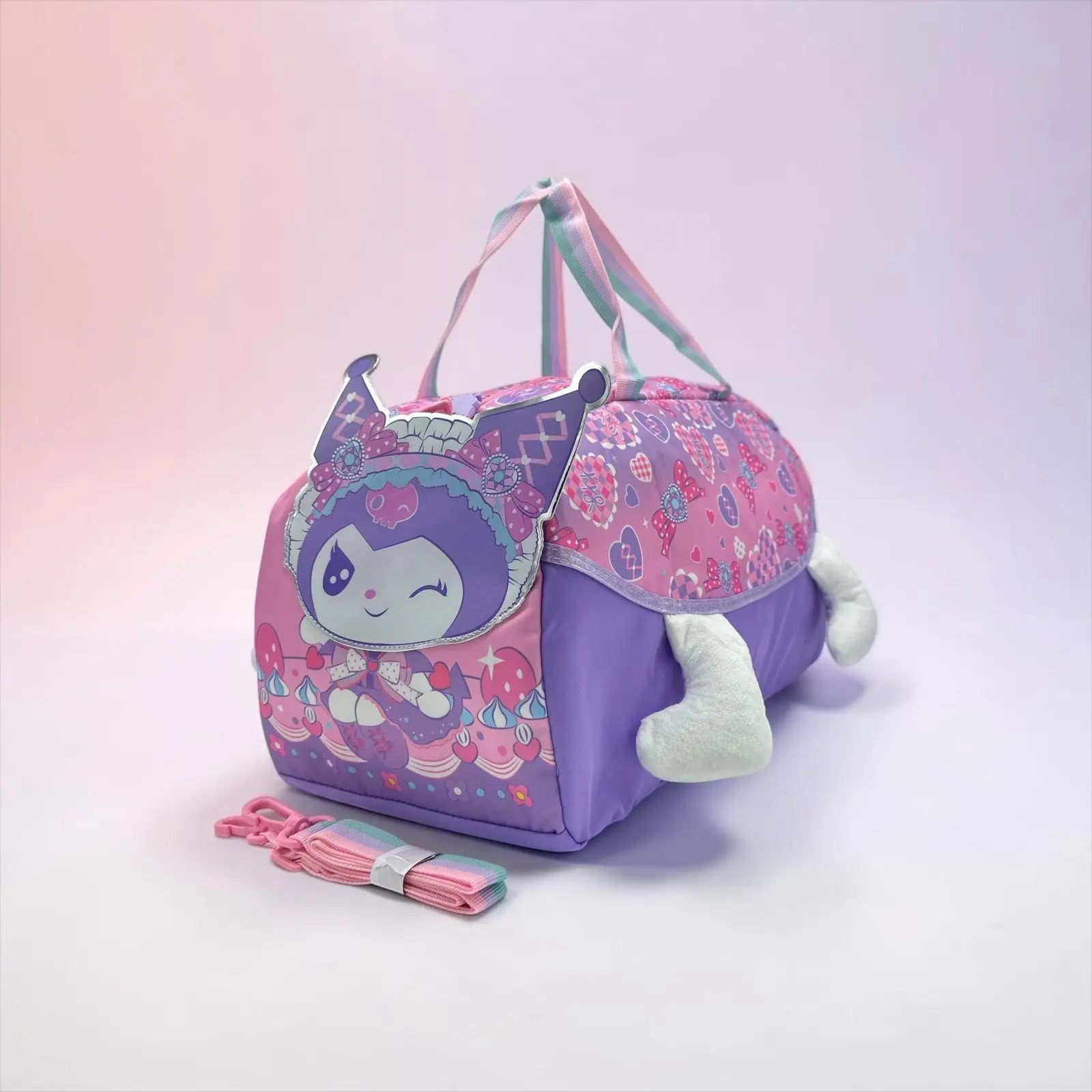 KUROMI DUFFEL BAG SPARKLES