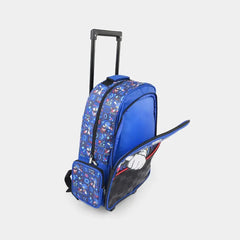 SONIC TROLLEY BACKPACK WITH LIGHT UP WHEELS SPARKLES