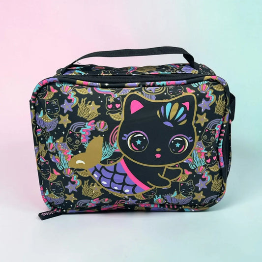 BLACK KITTY INSULATED LUNCH BAG - Sparkles