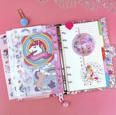 GLITTERY UNICORN NOTEPAD SPARKLES