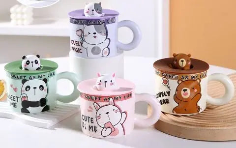 ADORABLE ANIMAL DESIGN MUG SPARKLES