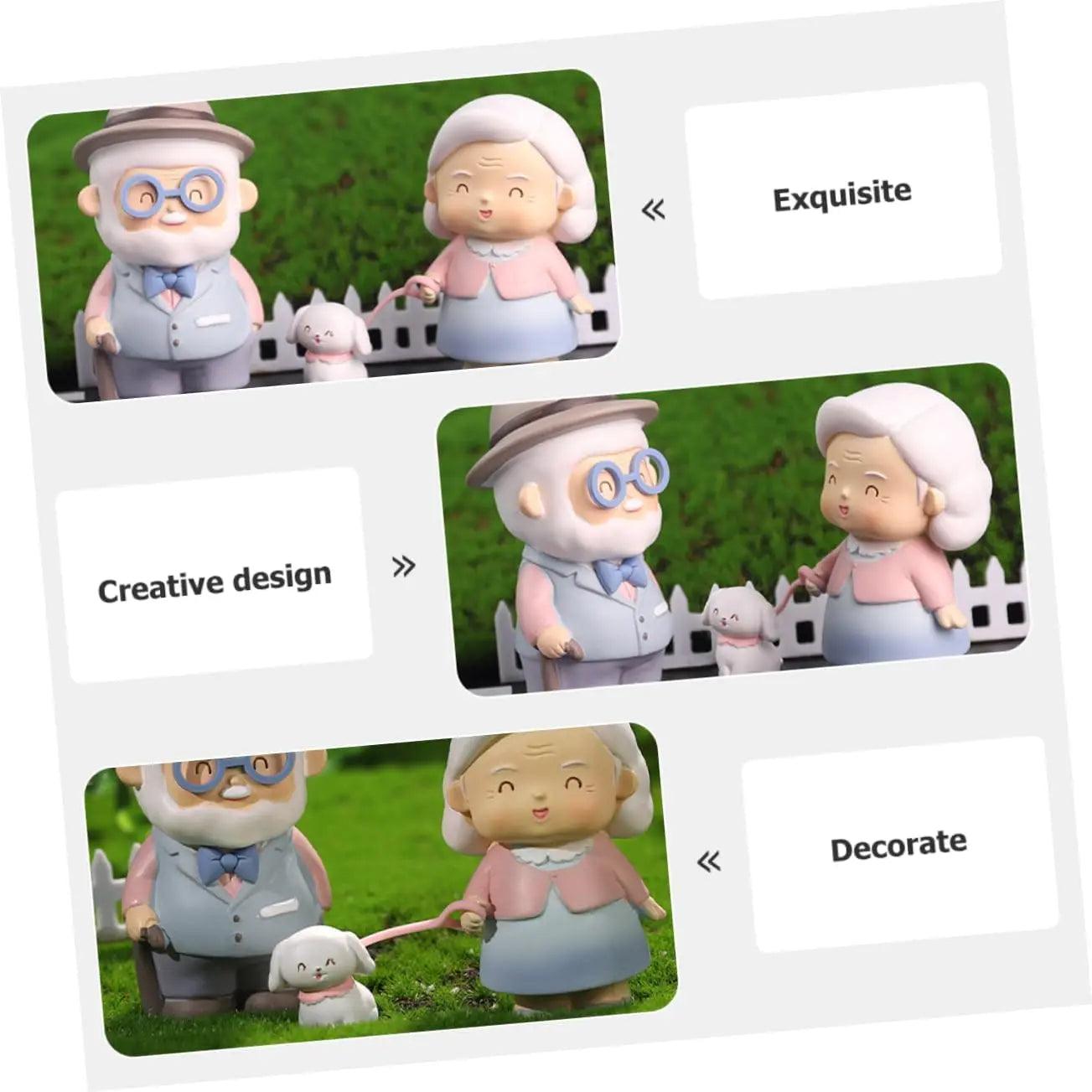 MINI LOVING COUPLE SCULPTURE SPARKLES