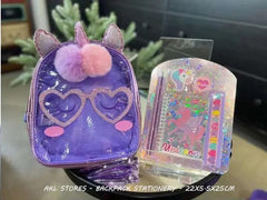 ADORABLE BACKPACK WITH STATIONERY SPARKLES